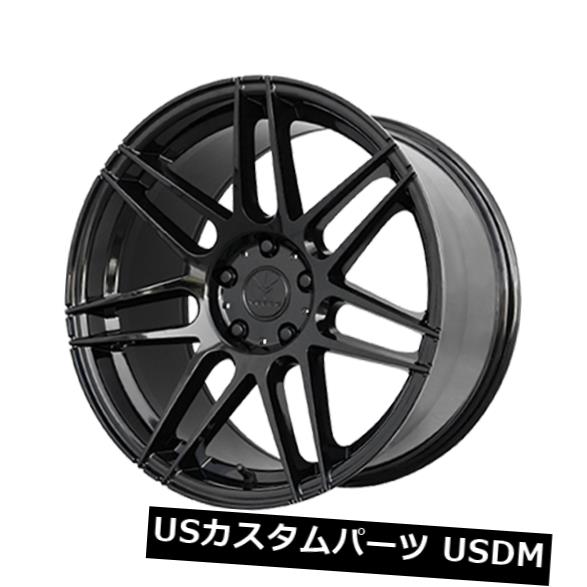 ホイール 4本セット 18x8.5 / 18x9.5グロスブラックホイールVerde V21 Reflex 5x114.3 20/25(4個の通販は