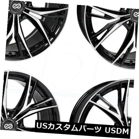 ホイール 4本セット 17x7.5ブラックマシニングホイールEnkei Onx 5x100 45（4個セット）  17x7.5 Black の通販はホイール
