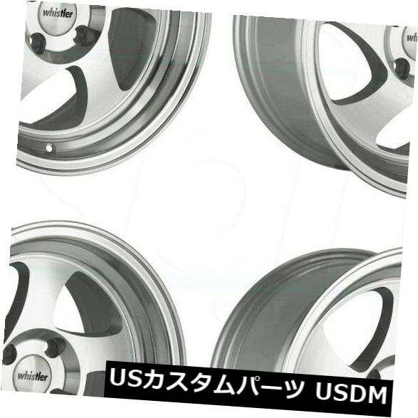 ホイール 4本セット 17x8 / 17x9機械加工シルバーホイールウィスラーKR1 5x100 30/25（4個セット）  17x8/17の通販は 311,520円