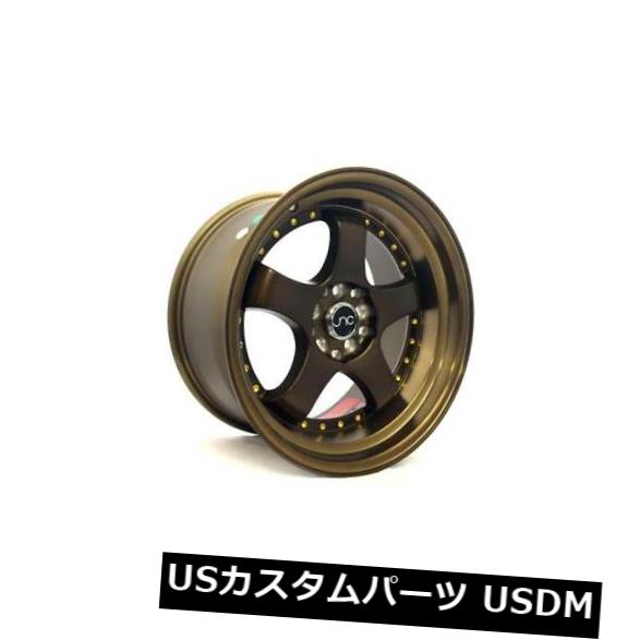 ホイール 4本セット 18x8.5マットブロンズ。 ホイールJNC 017 JNC017 5x100 / 5x114.3 25（4個セット）の通販は