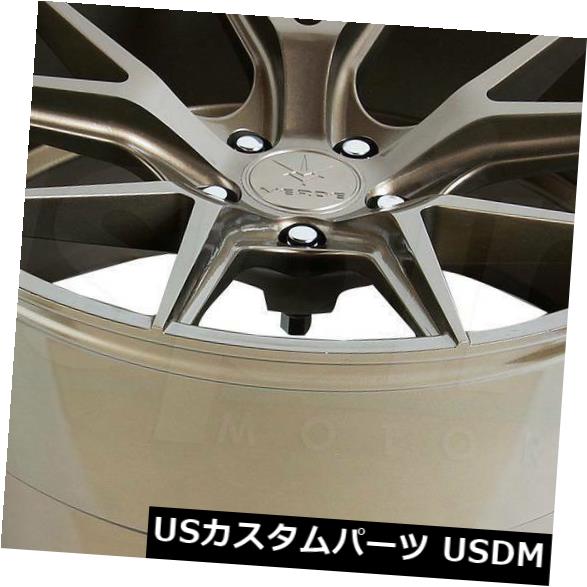 ホイール 4本セット 19x8.5グロスブロンズホイールVerde V99軸5x114.3 38（4個セット）  19x8.5 Gloss の通販は