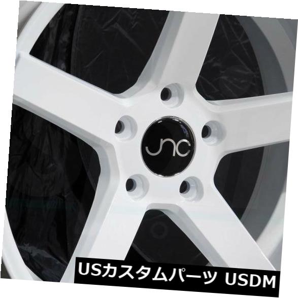 ホイール 4本セット 18x8 / 18x9ホワイトホイールJNC 026 JNC026 5x114.3 35/32（4個セット） 18xの通販は