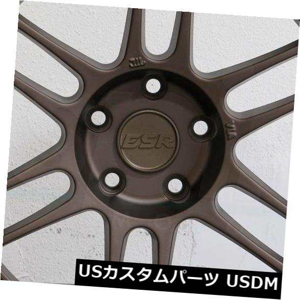 ホイール 4本セット 18x9.5 / 18x10.5ブロンズホイールESR SR11 5x114.3 35/15（4個セット） 18x9｜au  PAY マーケット