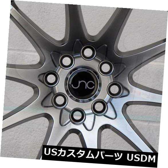 ホイール 4本セット 18x8.5ハイパーブラックホイールJNC 006 JNC006 4x100 / 4x114.3 35（4個セット） の通販は