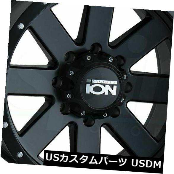 ホイール 4本セット 20x10マットブラックホイールイオン134 5x5.5 / 5x139.7 -19（4個セット）  20x10 Maの通販は