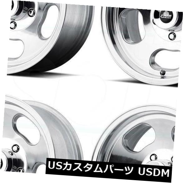 ホイール 4本セット 15x8ポリッシュドホイールAmerican Racing VN69 Ansen Sprint 5x5.5 / 5x1の通販は