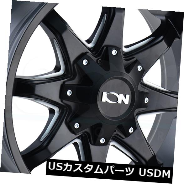 ホイール 4本セット 17x9サテンブラックミルドホイールイオン181 8x6.5 / 8x170 -12(4個セット) 17x9 Satの通販は ホイール 4本セット 17x9サテンブラックミルドホイールイオン181 8x6.5 / 8x170 -12(4個セット) 17x9 Satの通販は