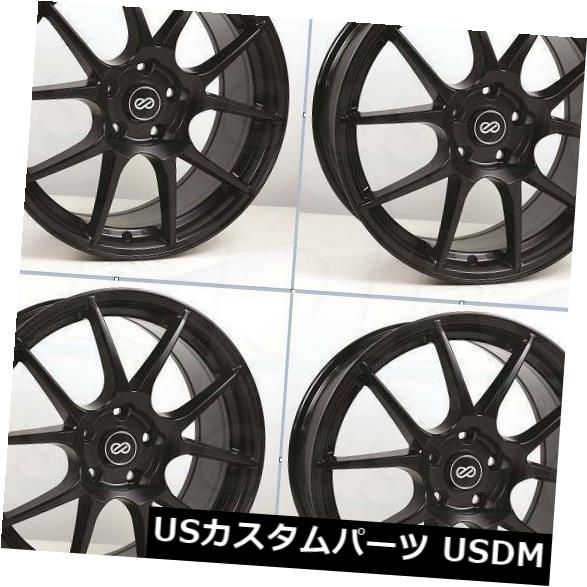ホイール 4本セット 17x7.5ブラックペイントホイールエンケイYS5 5x114.3 50（4個セット） 17x7.5 Black Pの通販は