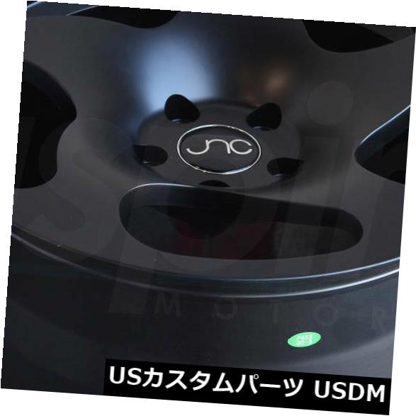 ホイール 4本セット 18x9.5マットブラックホイールJNC 036 JNC036 5x112 38（4個セット）  18x9.5 Matの通販は