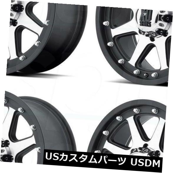 ホイール 4本セット 17x9ブラックマシンホイールXD XD798アディクト5x5 / 5x127 -12（4個セット）  17x9 Blの通販は