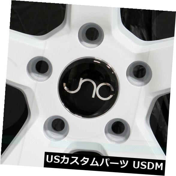 ホイール 4本セット 19x8.5ホワイトホイールJNC 026 JNC026 5x114.3 40（4個セット）  19x8.5 Whitの通販は 179,520円