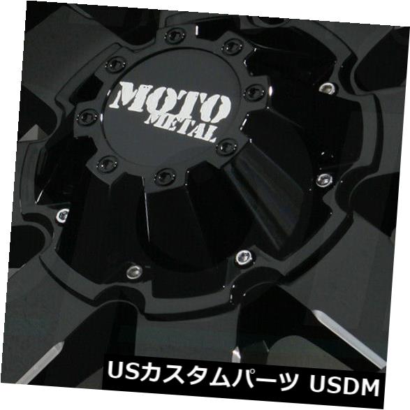 ホイール 4本セット 17x10ブラックミルドホイールMoto Metal MO962 8x6.5 / 8x165.1 -24（4個セット）の通販は 192,720円