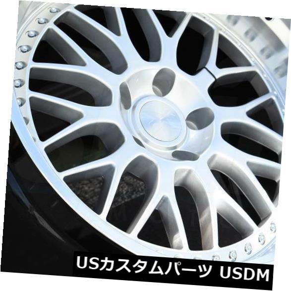 ホイール 4本セット 18x8.5 / 18x9.5ハイパーシルバーホイールESR SR01 SR1 5x120 30/35（4個セット） の通販は