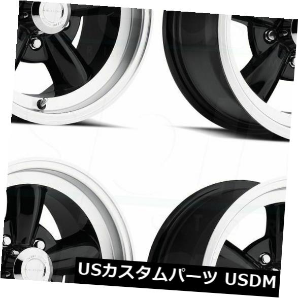 ホイール 4本セット 15x8ブラックマシンドリップホイールビジョン141レジェンド5 5x5 / 5x127 0（4個セット）  15x8