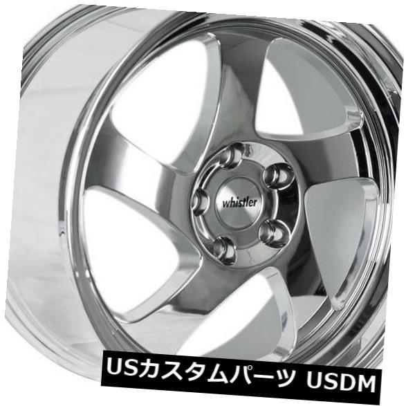 ホイール 4本セット 17x9 Chrome Wheels Whistler KR1 4x114.3