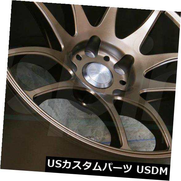 ホイール 4本セット 19x8.5 / 19x9.5ブロンズホイールESR SR08 SR8 5x114.3 30/15（4個セット）  1の通販は