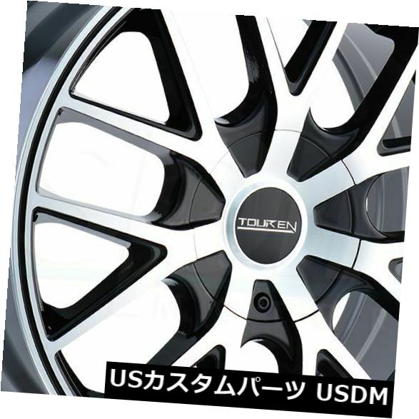 ホイール 4本セット 17x7.5ブラックマシニングブラックリングホイールTouren TR60 4x100 / 4x114.3 42（4個の通販は