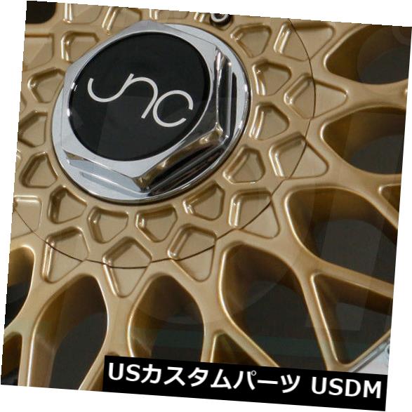 ホイール 4本セット 18x8.5ゴールドマシンリップホイールJNC 004 JNC004 4x100 / 4x114.3 30（4個セットの通販は