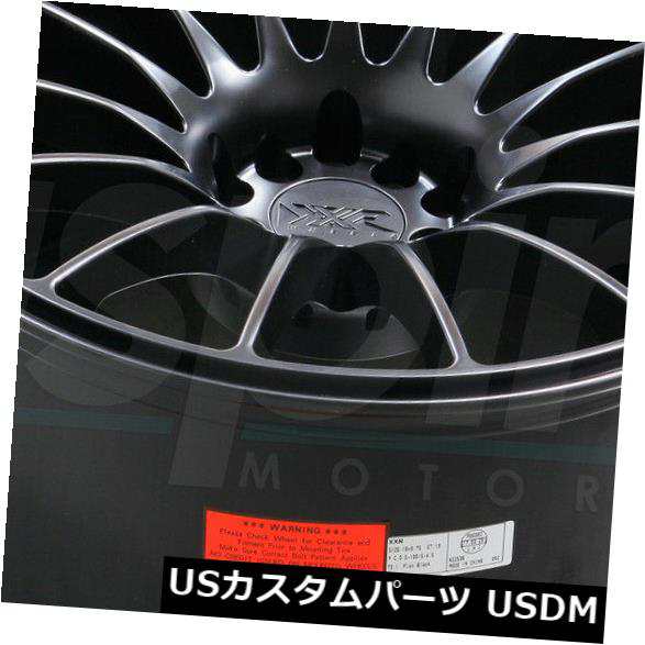 ホイール 4本セット 4-新しい18インチXXR 550ホイール18x8.75 5x100 / 5x114.3 36フラットブラックリム の通販はau  PAY マーケット - USパーツ取り扱い専門 USDM | au PAY マーケット－通販サイト