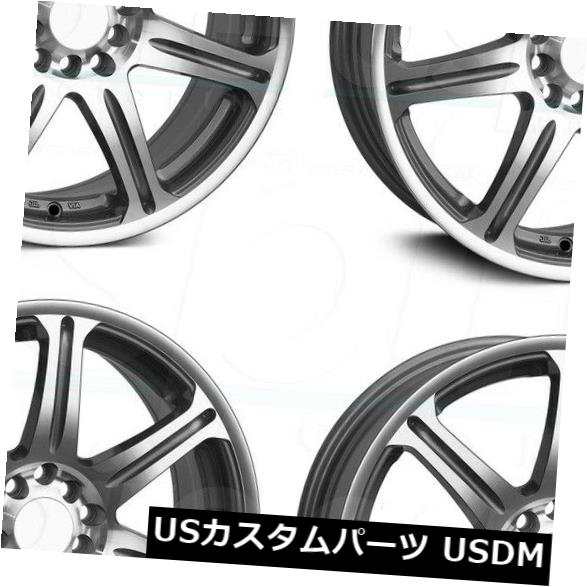 ホイール 4本セット 4-新しい15 "XXR 533ホイール15x6.5 5x112 / 5x115 35シルバー加工リム  4-New の通販は