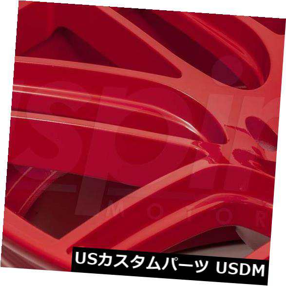 ホイール 4本セット 4-新しい18インチF1R F18ホイール18x10.5 5x100 / 5x114.3 20レッドリム  4-Newの通販は 299,640円