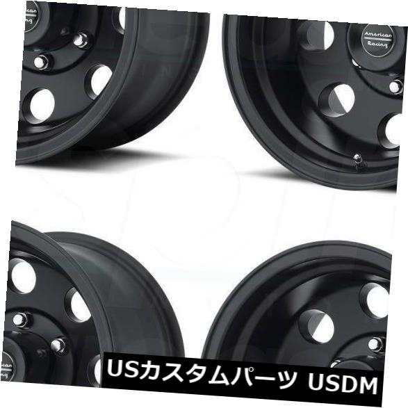 ホイール 4本セット 4-New 16 "American Racing AR172 Baja Wheels 16x8 5x135 0サテンの通販は