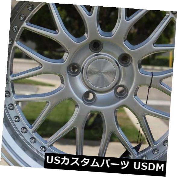 ホイール 4本セット 4-新しい18インチESR SR01 SR1ホイール18x8.5 / 18x9.5 5x100 30/35ハイパーシルの通販は