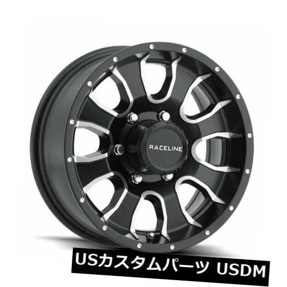 ホイール 4本セット 4-新しい14 "Raceline 860M Mamba Wheels 14x6 5x4.5 0 Machined Bの通販は