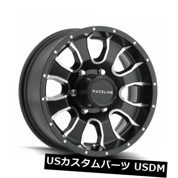 ホイール 4本セット 4-新しい14 "Raceline 860M Mamba Wheels 14x6 5x4.5 0 Machined Bの通販は