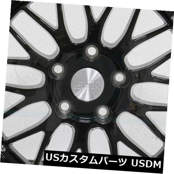 ホイール 4本セット 4-新しい19インチESR SR05 SR5ホイール19x8.5 5x120 30グロスブラックリム  4-New 1の通販は 190,740円