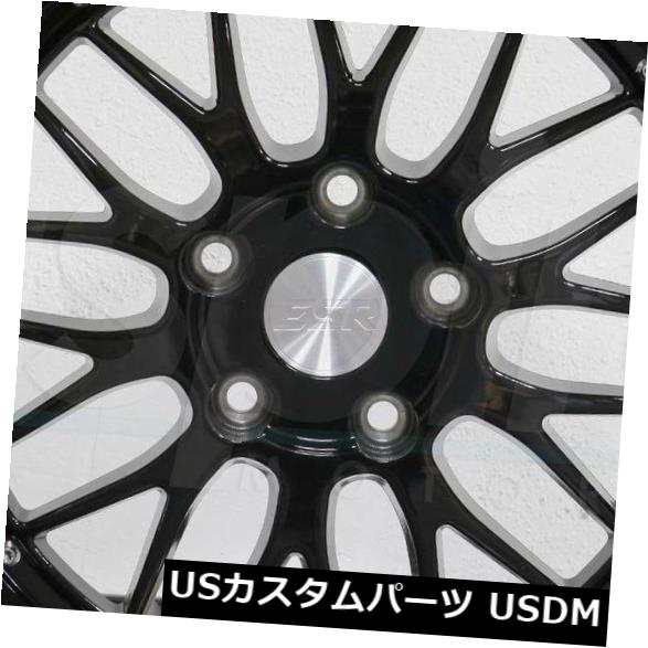 ホイール 4本セット 4-新しい19インチESR SR05 SR5ホイール19x8.5 5x120 30グロスブラックリム  4-New 1の通販は