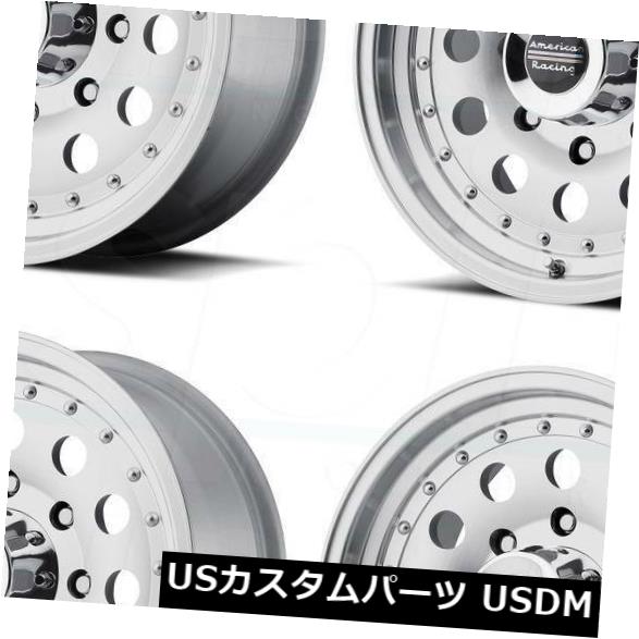 ホイール 4本セット 4-新しい15インチAmerican Racing AR62アウトローホイール15x8 5x5.5 / 5x139.7の通販は