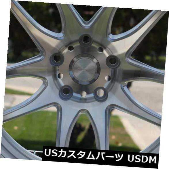 ホイール 4本セット 4-新しい18インチESR SR08 SR8ホイール18x9.5 / 18x10.5 5x114.3 15/15機械加の通販は