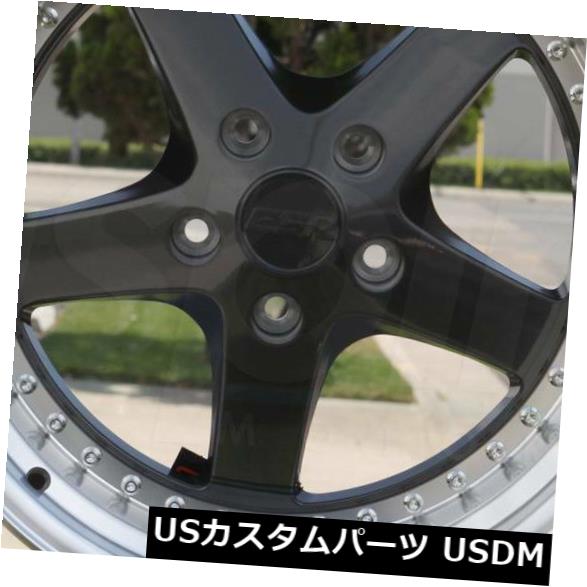 ホイール 4本セット 4-新しい18インチESR SR04 SR4ホイール18x9.5 5x114.3 22ガンメタルリム 4-New 1の通販は