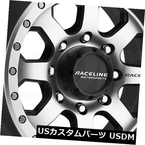 ホイール 4本セット 4-新しい17インチRaceline 929Mストリートホイール17x9 8x6.5 / 8x165.1 -12加工ブの通販は