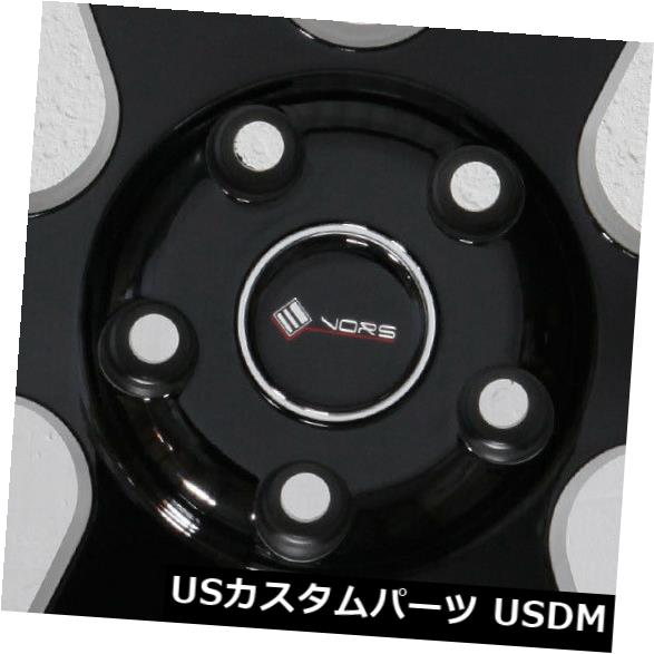 ホイール 4本セット 4-新しい18インチVors TR37ホイール18x8.5 5x114.3 35ブラックリム  4-New 18" Vの通販は 298,320円