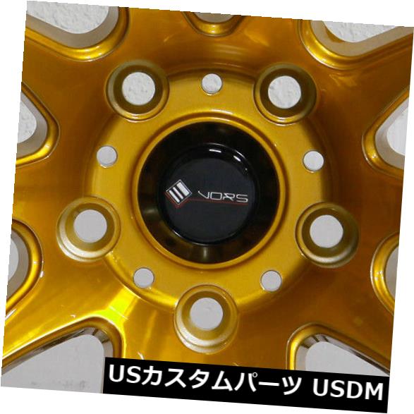 ホイール 4本セット 4-New 18 "Vors TR4 Wheels 18x9.5 5x110 35キャンディゴールドリム  4-Newの通販は