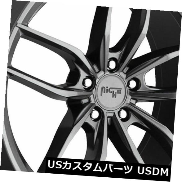 ホイール 4本セット 4-新しい17 "Niche Vosso M204ホイール17x8 5x100 40 GunMetalリム 4-Neの通販は ホイール 4本セット 4-新しい17 "Niche Vosso M204ホイール17x8 5x100 40 GunMetalリム 4-Neの通販は