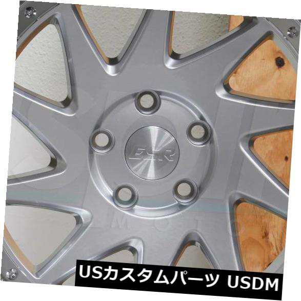 ホイール 4本セット 4-新しい18インチESR SR09 SR9ホイール18x9.5 5x120 35ハイパーシルバーリム 4-New ｜au  PAY マーケット