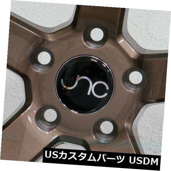 ホイール 4本セット 4-新しい20インチJNC 026 JNC026ホイール20x8.5 5x112 35グロスブロンズリム  4-Newの通販は