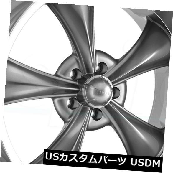 ホイール 4本セット 4-新しい17 "Ridler 695 Wheels 17x7 5x114.3 0 Gunmetal Rims  4-の通販は
