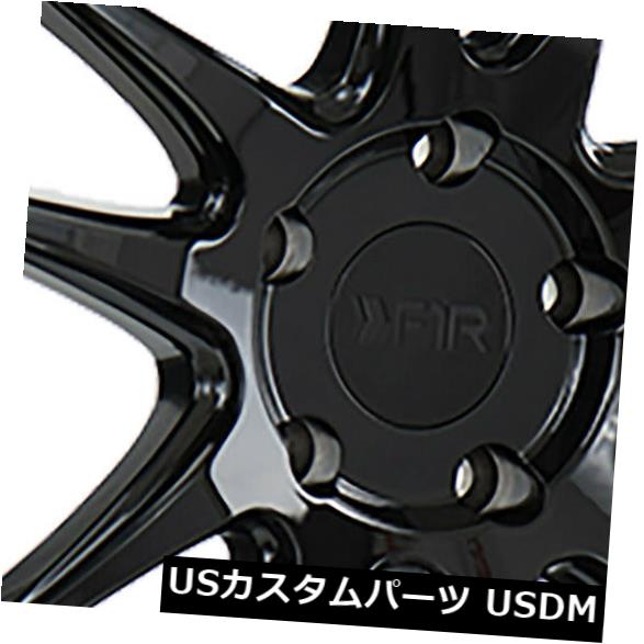 ホイール 4本セット 4-新しい18インチF1R F102ホイール18x9.5 5x100 38ブラックポリッシュリップリム 4-New の通販は