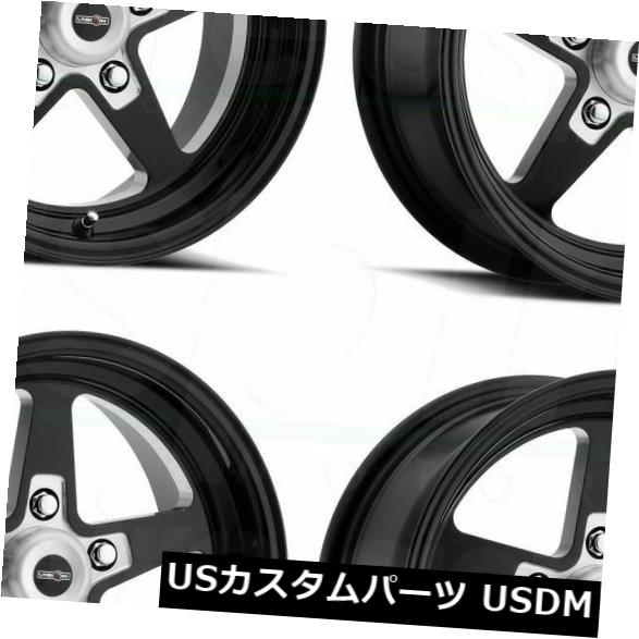 ホイール 4本セット 4-New 15 "Vision 571 Sport Star IIホイール15x7 5x114.3 0ブラックミルドの通販は 297,000円