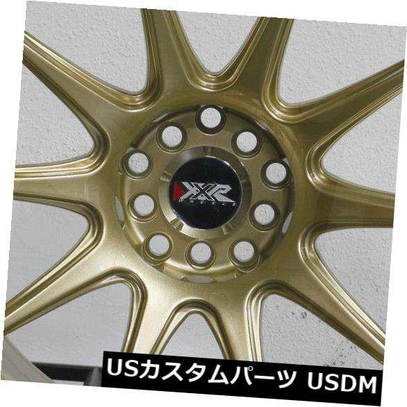 ホイール 4本セット 4-新しい18インチXXR 527ホイール18x9.75 5x100 / 5x114.3 35ゴールドリム 4-Ne｜au  PAY マーケット