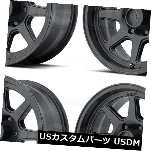 ホイール 4本セット 4-新しい17 "XD XD301タービンホイール17x8.5 6x5.5 / 6x139.7 -6サテンブラックリムの通販は