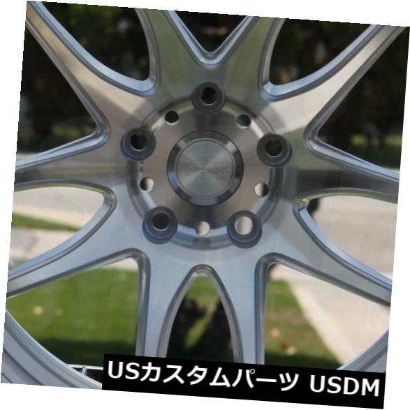 ホイール 4本セット 4-新しい18インチESR SR08 SR8ホイール18x9.5 5x114.3 22機械加工シルバーリム 4-Neの通販は