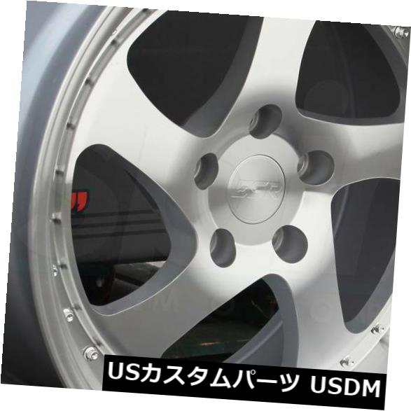 ホイール 4本セット 4-新しい18インチESR SR02 SR2ホイール18x10.5 5x120 22機械加工シルバーリム  4-Newの通販は