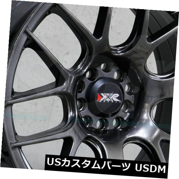 ホイール 4本セット 4-新しい18インチXXR 530ホイール18x9.75 5x100 / 5x114.3 20クロムブラックリム 4の通販は