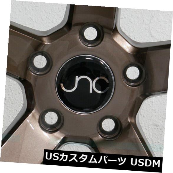 ホイール 4本セット 4-新しい18インチJNC 026 JNC026ホイール18x8 / 18x9 5x114.3 35/32グロスブロンの通販は