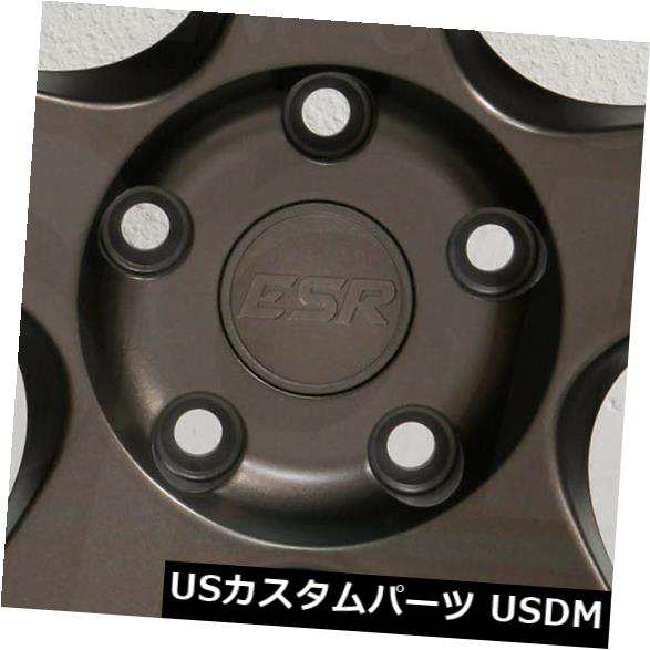 ホイール 4本セット 4-新しい18インチESR SR06 SR6ホイール18x8.5 / 18x9.5 5x114.3 30/35ブロンズの通販は 360,360円